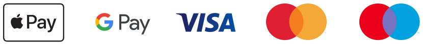 ApplePay GooglePay Visa Mastercard Maestro